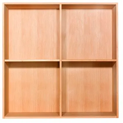 Kidi bogkasse - Massiv fingertappet eg - Natur olie - 20 cm